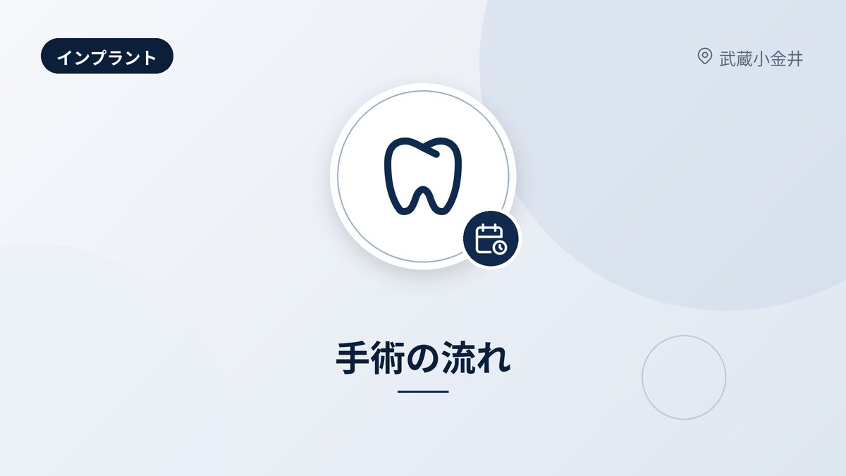 手術の流れ